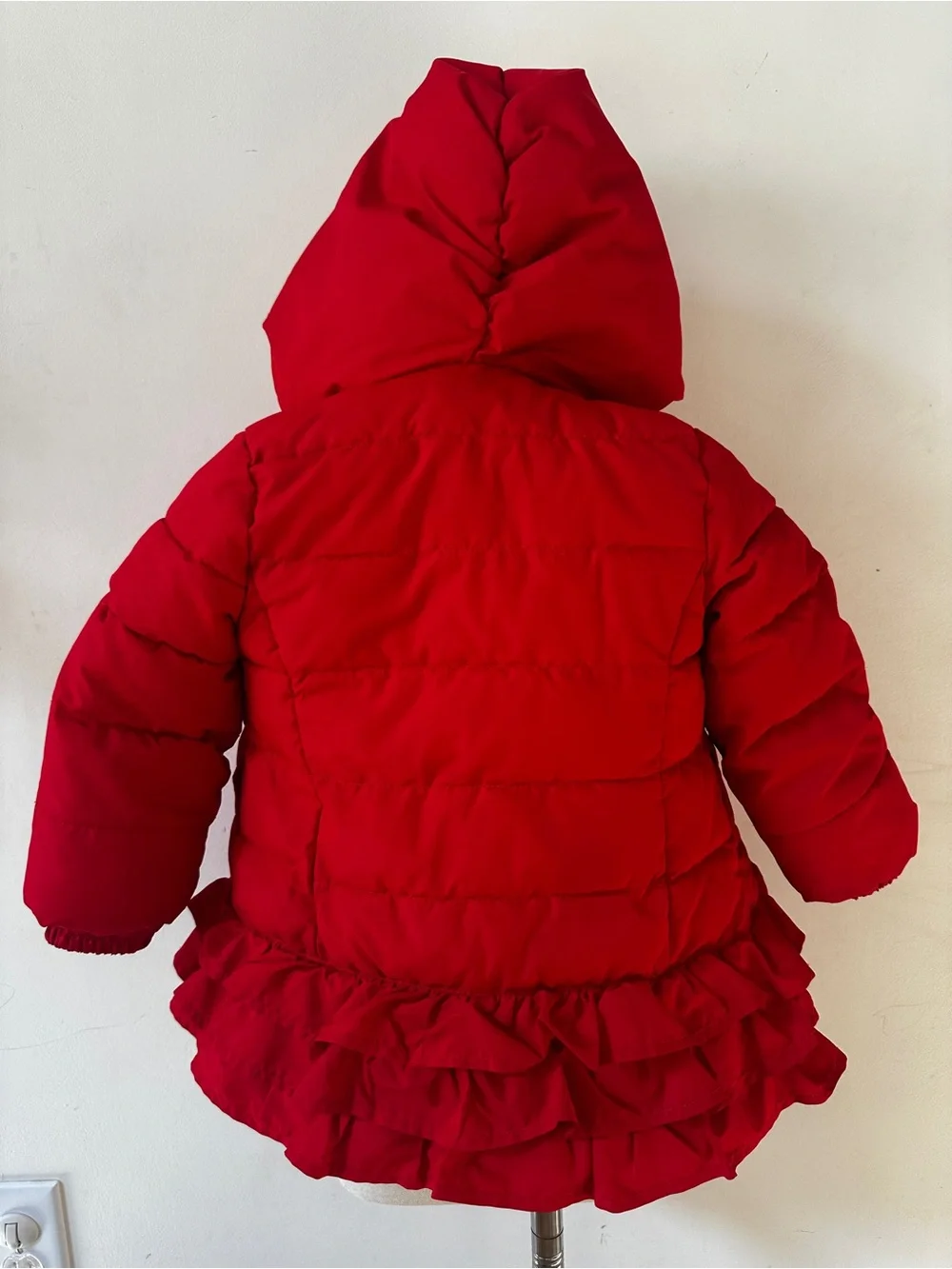 Gymboree Olivia Collection Bright Red Toddler Puffer Coat
